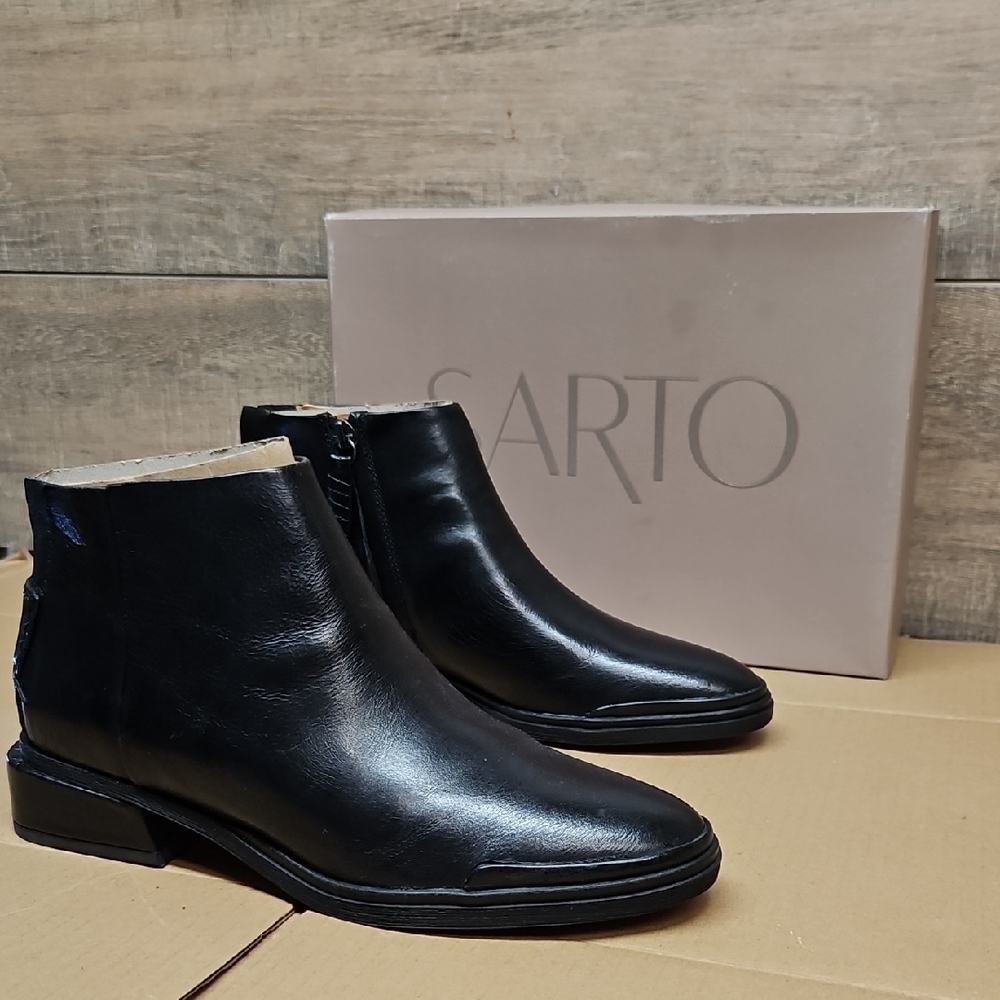 Sarto Franco Sarto Womens
Nemi Leather Booties Ankle
Boots Us 7m